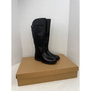 NIB Frye and Co Kellie Button Tall Black Riding Boots Size 7M